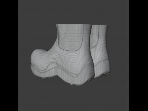 bv puddle boots 3D-Modell
