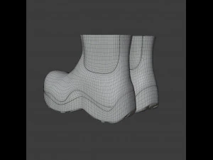 bv puddle boots 3D Model