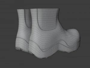 bv puddle boots 3D Model