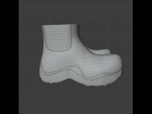 bv puddle boots 3D Model