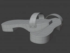 wooden clogs 3D Model