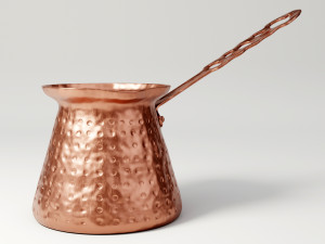 copper coffee pot 3D Model