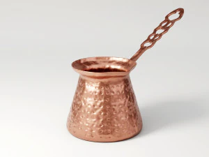 teko kopi tembaga Model 3D