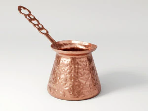 teko kopi tembaga Model 3D