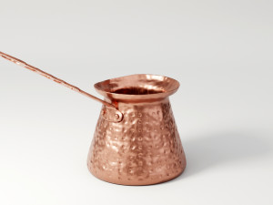 copper coffee pot Modèle 3D