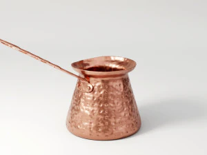 teko kopi tembaga Model 3D