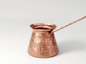 teko kopi tembaga Model 3D