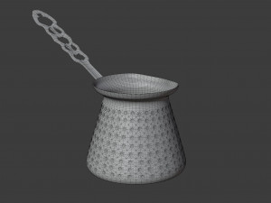 copper coffee pot Modèle 3D