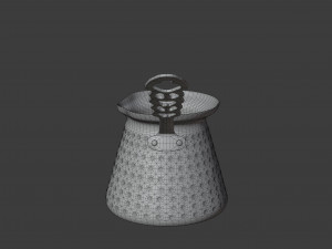 copper coffee pot Modèle 3D