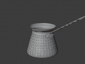 copper coffee pot Modèle 3D