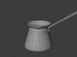 copper coffee pot Modèle 3D