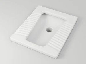 hurktoilet 3D Model