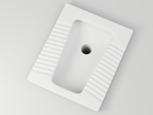 squat toilet Modelo 3D
