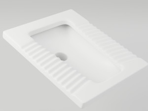 squat toilet Modelo 3D