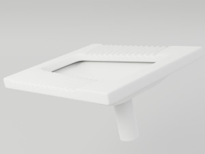 squat toilet Modelo 3D