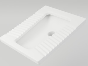 squat toilet Modelo 3D