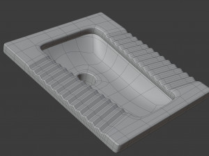 squat toilet Modelo 3D