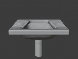 squat toilet Modelo 3D
