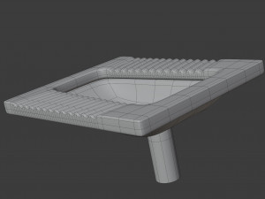 squat toilet Modelo 3D