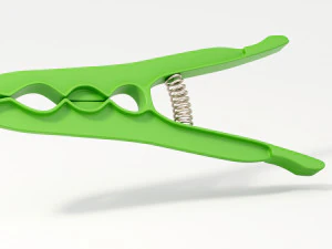 plastic clothes peg 3D Model