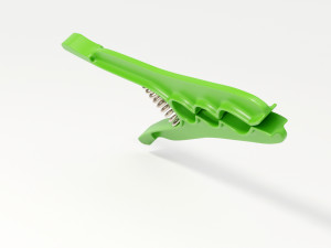plastic clothes peg Modello 3D
