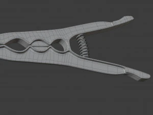 plastic clothes peg 3D Model