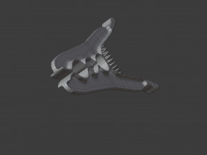 plastic clothes peg Modello 3D