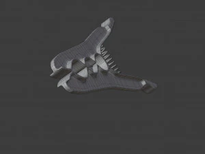 plastic clothes peg 3D Model