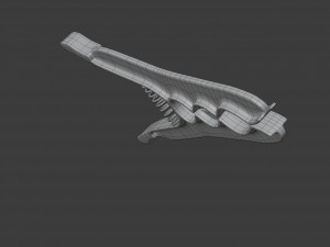 plastic clothes peg Modello 3D