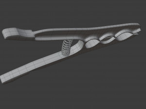plastic clothes peg Modello 3D