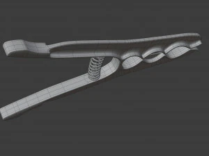 plastic clothes peg 3D Model