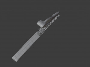plastic clothes peg Modello 3D