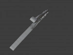 plastic clothes peg 3D Model