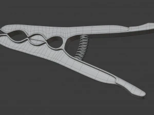 plastic clothes peg 3D Model