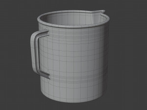 bathroom mug 3D-Modell