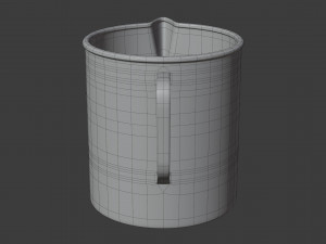 bathroom mug 3D-Modell