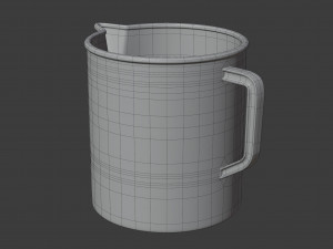 bathroom mug 3D-Modell
