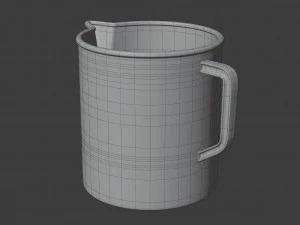 bathroom mug 3D Model
