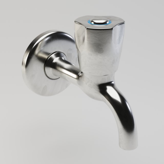 water tap 3D 模型 .c4d .max .obj .3ds .fbx .stl .blend 