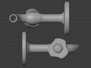 water tap 3D 模型