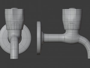 water tap 3D 模型