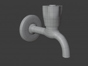 water tap 3D 模型