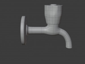 water tap 3D 模型