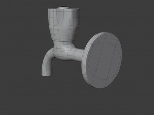 water tap 3D 模型
