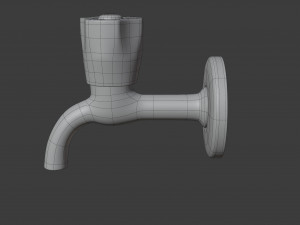 water tap 3D 模型