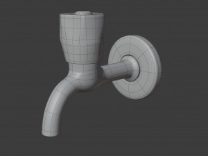 water tap 3D 模型