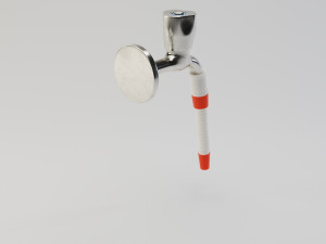 water tap with hose 3D Model