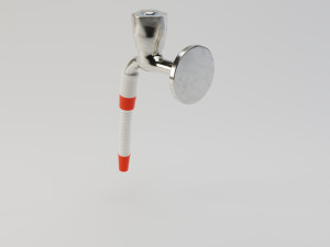 water tap with hose 3D Model