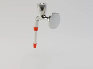water tap with hose 3D Model