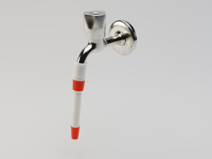 water tap with hose 3D Model
